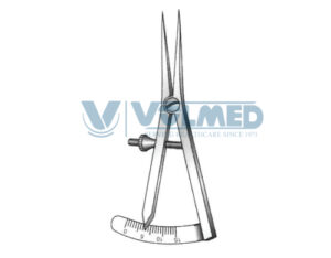 Castroviejo Caliper - Length = 8 cm / 3-1/4"