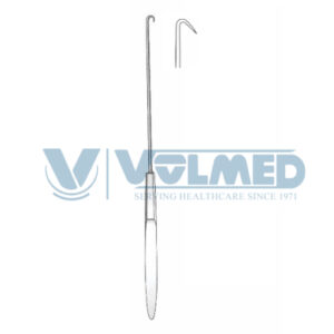 Emmet Uterine Tenaculum Hook - Length = 23 cm / 9", Fig. 2