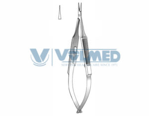 Castroviejo Needle Holder - Length = 9 cm / 3-1/2"