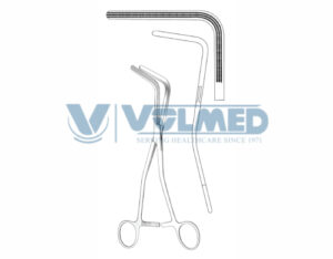 Veidenheimer Atrauma Sigmoid Anastomosis Forcep - Length = 23 cm / 9"