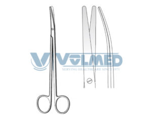 Metzenbaum Scissor - Length = 18 cm / 7", Blunt/Blunt, Curved, Standard