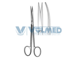 Metzenbaum Fino Dissecting Scissor - Length = 14.5 cm / 5-1/2", Sharp/Sharp, Curved, Slender Pattern