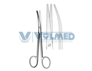 Lexer Fino Scissor - Length = 16 cm / 6-1/4", Blunt/Blunt, Curved, Slender Pattern