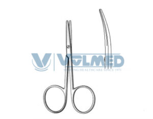 Lexer Baby Scissor - Length = 10 cm / 4", Blunt/Blunt, Curved
