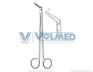Potts Smith Scissor - Length = 19 cm / 7-1/2", Angle = 60, Standard