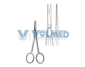 Dissecting Post Morterm Scissor - Length = 11 cm / 4-1/2", Straight