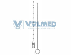 Frazier Cannula - Length = 12 cm / 4-3/4", Diameter = 2 mm
