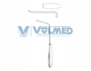 Obwegeser Mandibular Retractor, Zygomatic Retractor - Length = 21 cm / 8-1/4", Blade = 9/12 x 30 mm