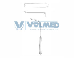 Obwegeser Mandibular Retractor, Zygomatic Retractor - Length = 21 cm / 8-1/4", Blade = 9/12 x 60 mm