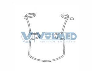 Oringer Lip and Cheek Retractor - Length = 10 cm / 4", Width = 110 mm, For Children, Fig. = 1