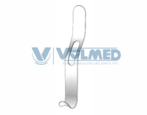 Cheek and Lip Retractor, Tongue Depressor - Length = 14.5 cm / 5-3/4", Fenestrated