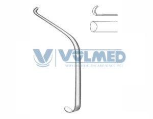 Obwegeser Chin, Channel & Ramus Retractor - Length = 16.5 cm / 6-1/2", Blade = 10x8 mm
