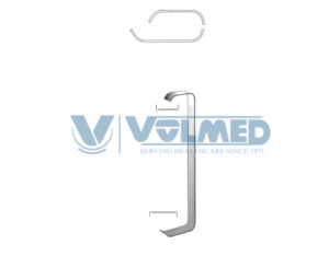 Tessier Soft Tissue Retractor - Length = 15.5 cm / 6", Blade = 30x12/ 35x16 mm