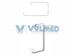 Tessier Soft Tissue Retractor - Length = 15.5 cm / 6", Blade = 50x12/ 70x16 mm