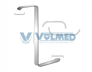 Tessier Soft Tissue Retractor - Length = 16 cm / 6-1/4", Blade = 30x12/ 35x16 mm