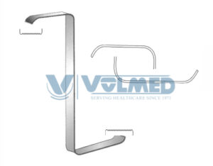 Tessier Soft Tissue Retractor - Length = 16 cm / 6-1/4", Blade = 35x12/ 45x16 mm