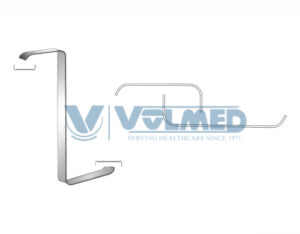 Tessier Soft Tissue Retractor - Length = 16 cm / 6-1/4", Blade = 50x12/ 70x16 mm