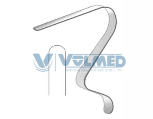 Tessier Soft Tissue Retractor - Length = 12.5 cm / 5", Blade = 10 mm, Fig. = 4