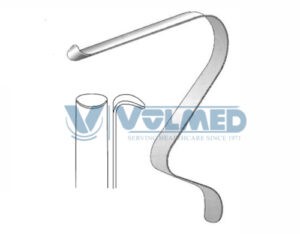 Tessier Soft Tissue Retractor - Length = 12.5 cm / 5", Blade = 10 mm, Fig. = 4