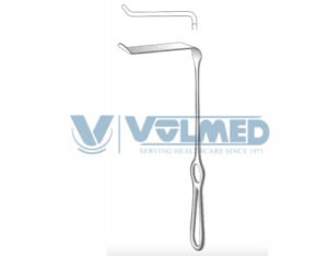 Obwegeser Third Molar and Soft Tissue Retractor - Length = 21.5 cm / 8-1/2", Blade = 43x11 mm