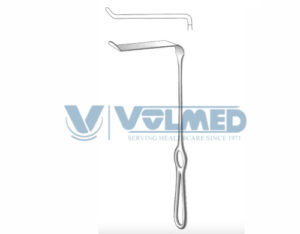Obwegeser Third Molar and Soft Tissue Retractor - Length = 21.5 cm / 8-1/2", Blade = 57x11 mm