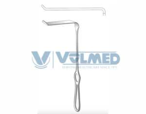 Obwegeser Third Molar and Soft Tissue Retractor - Length = 21.5 cm / 8-1/2", Blade = 83x16 mm