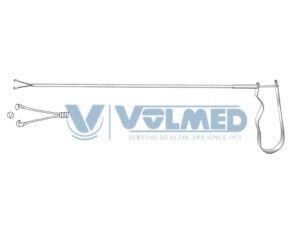 Heamorrhoidel Forcep - Length = 22 cm / 8-3/4", Diameter = 3.0 mm
