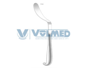 Legueu Bladder Retractor - Length = 27 cm / 10-1/2", Width = 35 mm